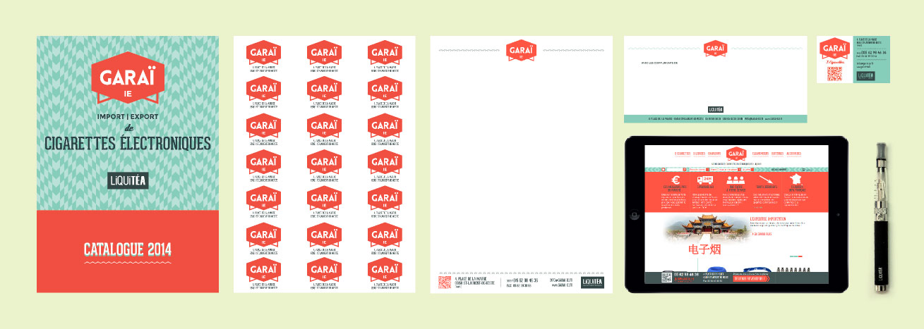 Application de la charte graphique de Garaï Import-Export