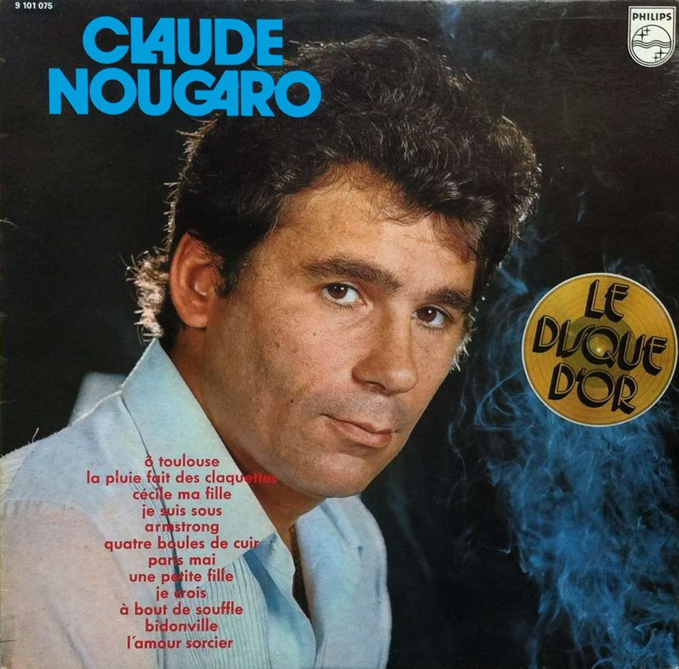 Pochette du disque Nougaro Le disque d'or de 1972
