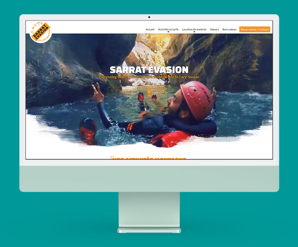 Création du site internet de Sarrat Évasion